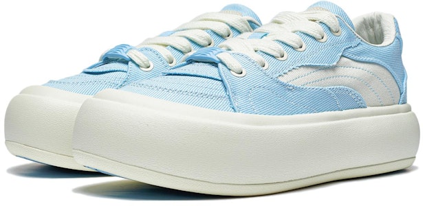 (W) 李寧パフプラットフォーム「スカイブルーベージュ」 AZGT026-6 Lookbook (W) 李寧パフプラットフォーム「スカイブルーベージュ」 AZGT026-6