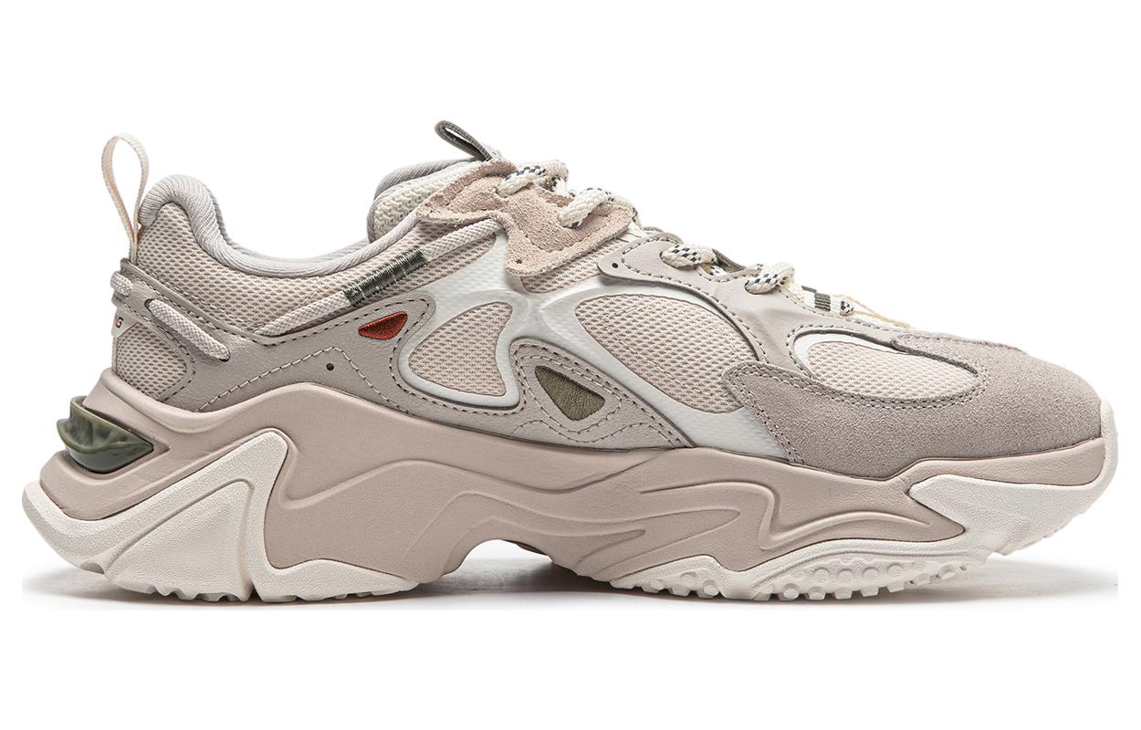 Order (W) Li-Ning Counterflow Qianxingce 2 'Gris Beige' AGLT168-3