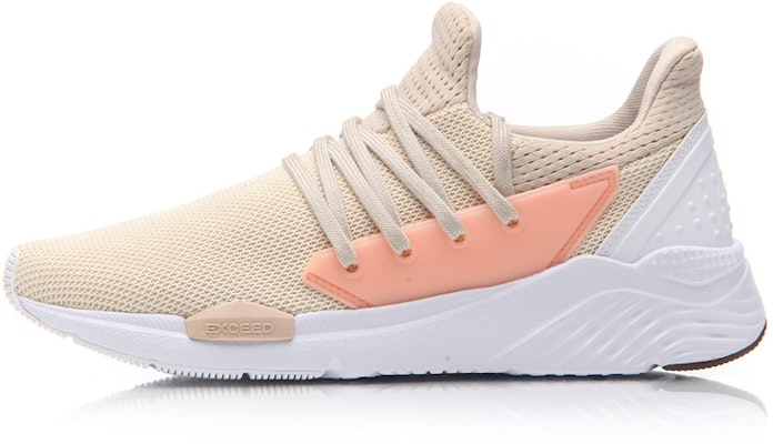 李寧 倾城 一體織透氣 潮流休閒鞋 女款 粉橘紅 Buy 李寧 倾城 一體織透氣 潮流休閒鞋 女款 粉橘紅