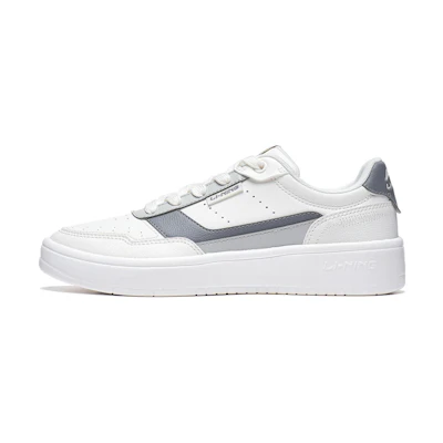 (W) Li-Ning Qingyi Skate Shoes 'White Grey'