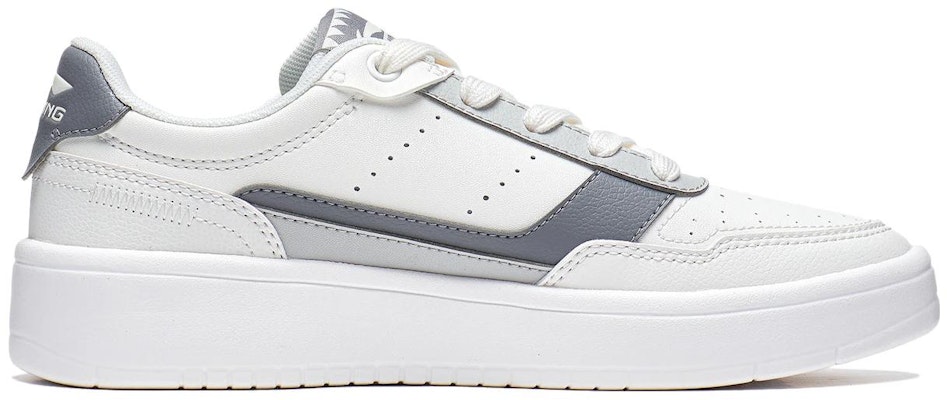 (Women) Li-Ning Qingyi Skate Shoes 'White Grey' AGCT402-4 Order (Women) Li-Ning Qingyi Skate Shoes 'White Grey' AGCT402-4