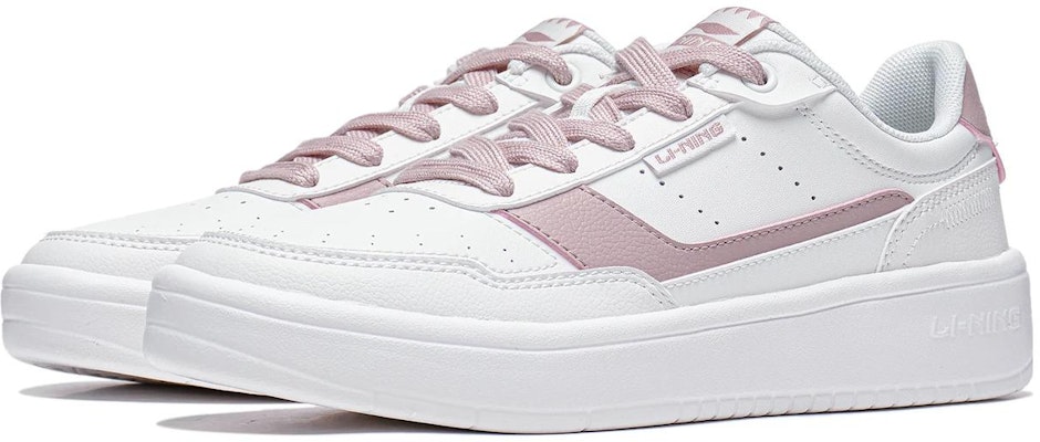 (Women) Li-Ning Qingyi Skate Shoes 'White Pink' AGCT402-3 Lookbook (Women) Li-Ning Qingyi Skate Shoes 'White Pink' AGCT402-3
