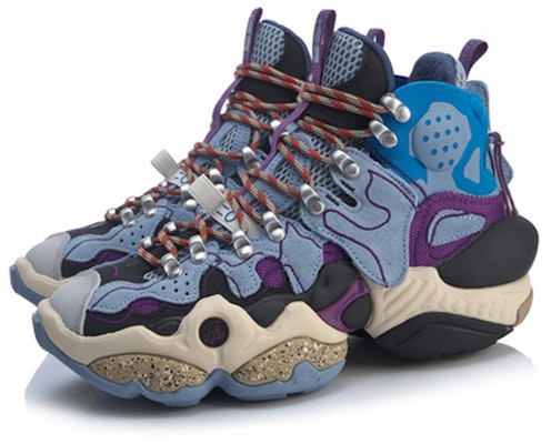 (W) 李寧 リバーンエース MID ブルー AGBP084-3 Order (W) 李寧 リバーンエース MID ブルー AGBP084-3