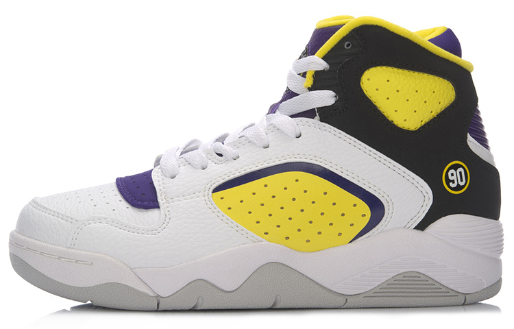 (Women) Li-Ning Retro 90 II High 'White Yellow Black' ABCM006-5