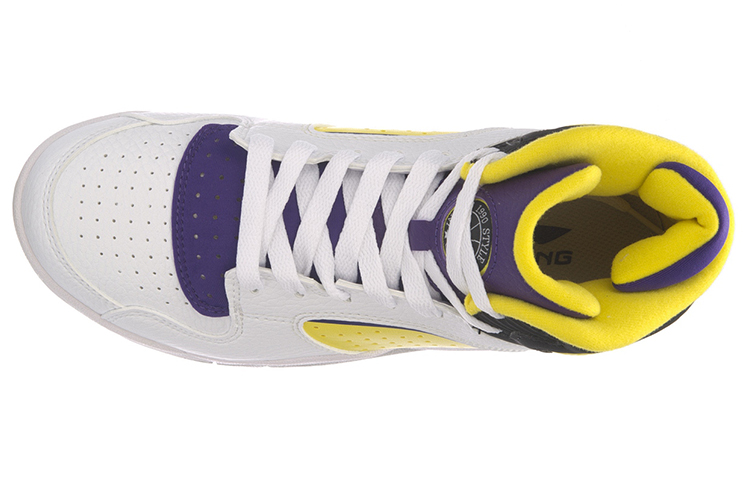 Lookbook (W) 李寧 レトロ90 II ハイ "白黄黒" ABCM006-5