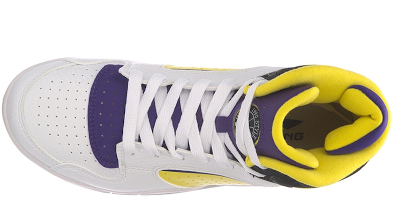 (Women) Li-Ning Retro 90 II High 'White Yellow Black' ABCM006-5 Lookbook (Women) Li-Ning Retro 90 II High 'White Yellow Black' ABCM006-5
