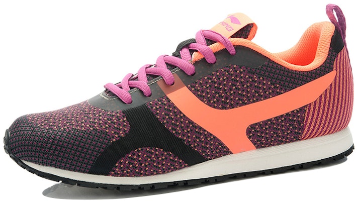 (W) Kasual Retro Li-Ning untuk Larian 'Hitam Oren' ALCK058-1 Order (W) Kasual Retro Li-Ning untuk Larian 'Hitam Oren' ALCK058-1