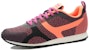 (W) Kasual Retro Li-Ning untuk Larian 'Hitam Oren' ALCK058-1