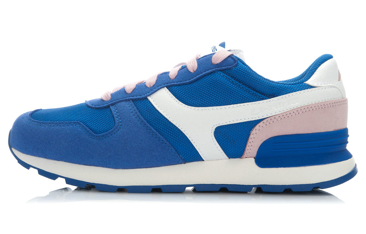 (W) Li-Ning Retro Classic 'Blue Pink White'