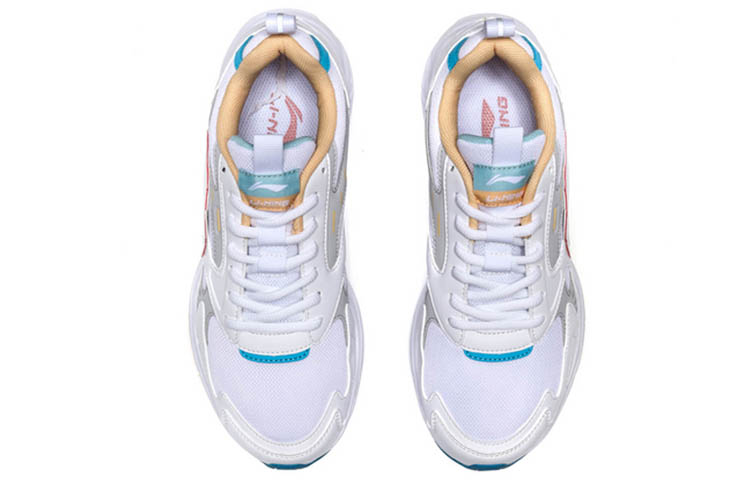 (W) Li-Ning Retro Running 'White Light Blue' 圖 4