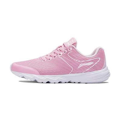 (W) Li-Ning Retro Running Shoes 'Pink White'