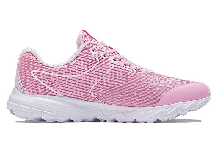 (W) Li-Ning Retro Running Shoes 'Pink White' 圖 2