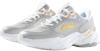 (W) 李宁复古运动休闲鞋 '白灰' AGCR334-2 Lookbook (W) 李宁复古运动休闲鞋 '白灰' AGCR334-2