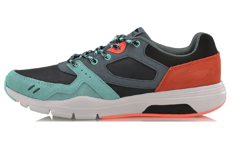 (Women) Li-Ning Retro Walker 'Black Green Orange' ACGM004-2