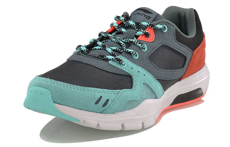 (W) Li-Ning Retro Walker 'Black Green Orange' 圖 2