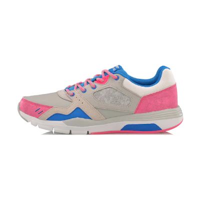 (W) Li-Ning Retro-Walker Low 'Grey Pink Blue'