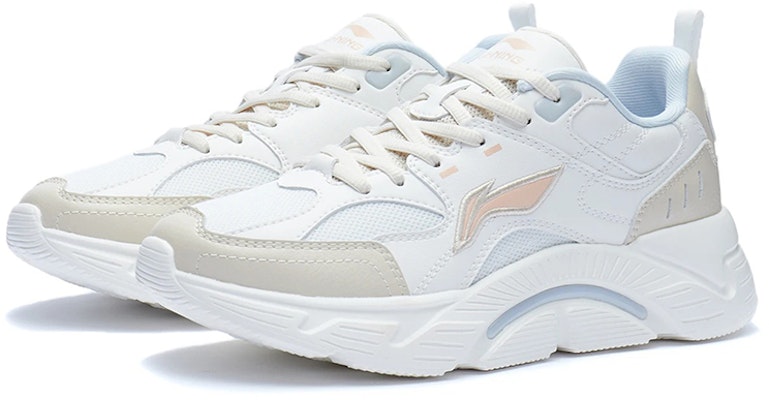 (Women) Li-Ning Running 'White Cream' ARSR054-1 Lookbook (Women) Li-Ning Running 'White Cream' ARSR054-1