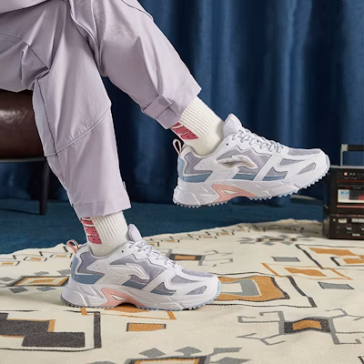 (W) 李寧ランニング「白紫」 ARLQ004-2 Details for (W) 李寧ランニング「白紫」 ARLQ004-2