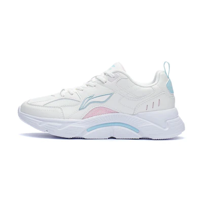 (W) Li-Ning Running 'White Soft Pink Blue'