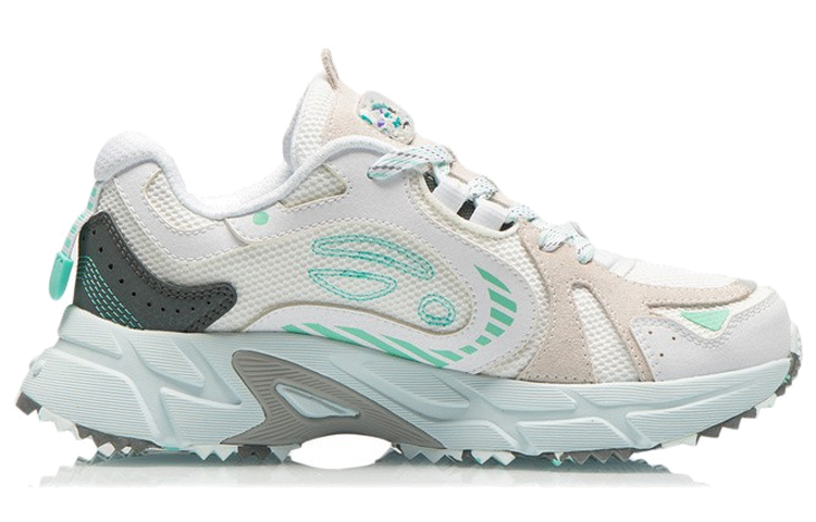 Order LiNing李寧 運動 減震 低筒 跑步鞋 女款 白綠