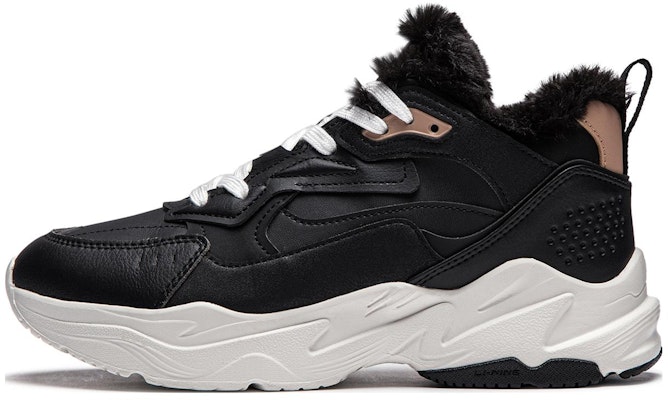 (Women) Li-Ning Running Mid-Top 'Black White' AGLT128-1 Buy (Women) Li-Ning Running Mid-Top 'Black White' AGLT128-1