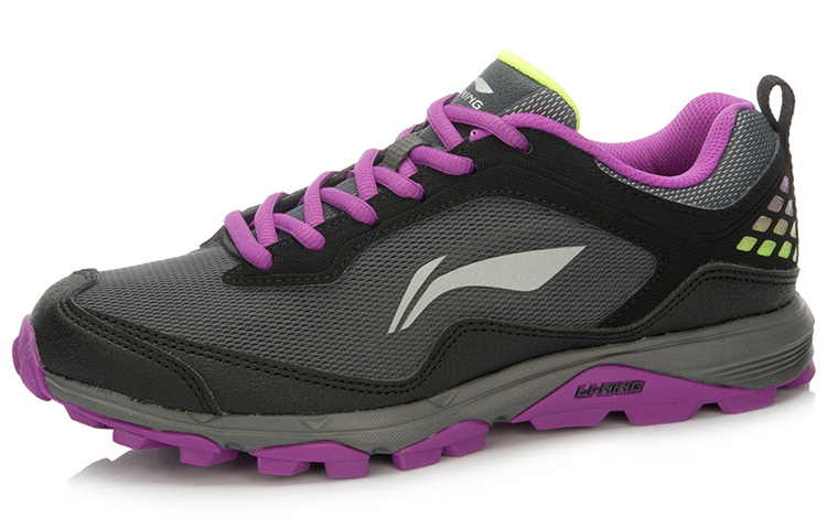 (W) Li-Ning Running Shoes 'Black Purple Bull' 圖 2