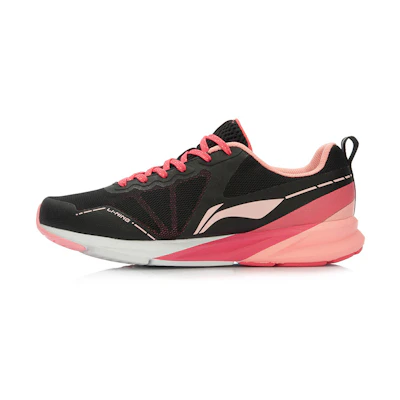 (W) Li-Ning Running Shoes 'Black Red'