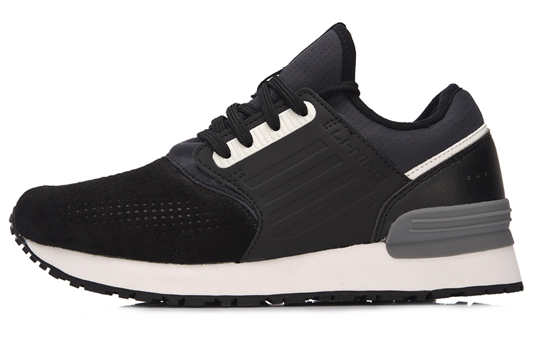 Buy 李宁 耐磨防滑跑步鞋 女款 黑白