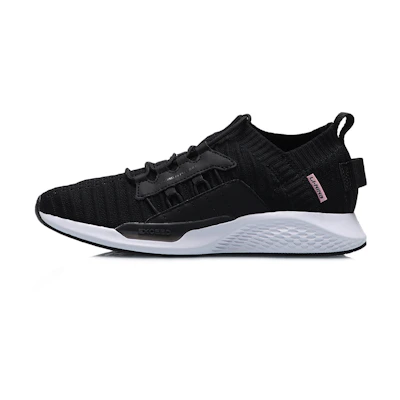 (W) Li-Ning Running Shoes 'Black White'