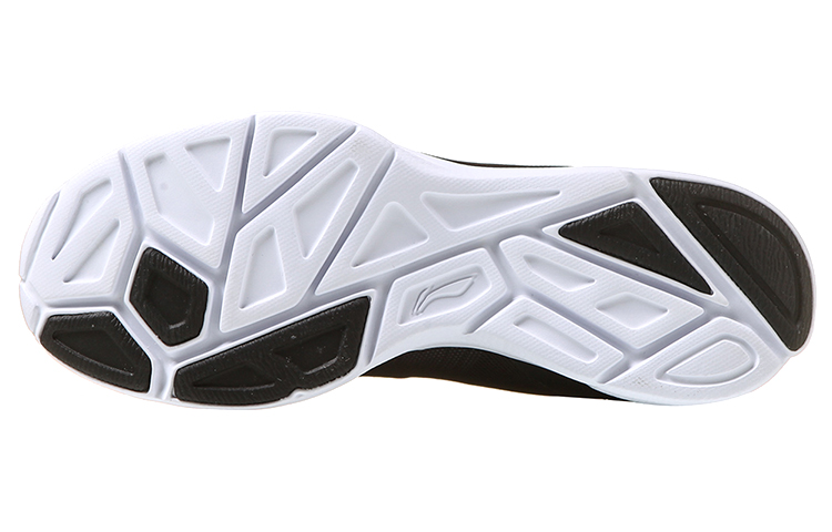 (W) Li-Ning Running Shoes 'Black White' 圖 5
