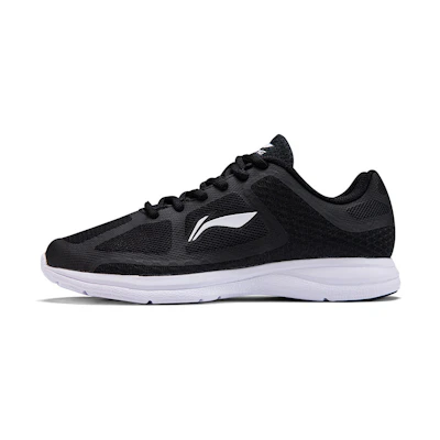 (W) Li-Ning Casual Light Weight Running Shoes 'Black White'