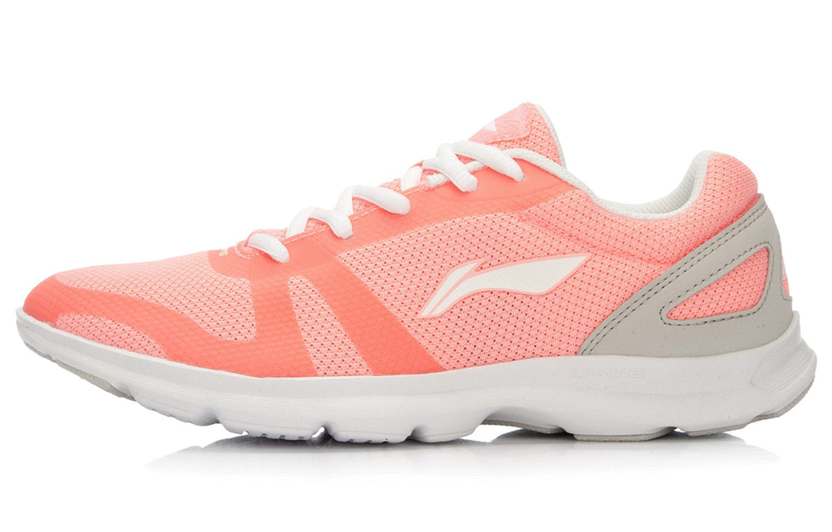 (W) Li-Ning Running Shoes 'Peach Pink White'