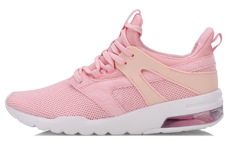 Buy 李宁 半掌氣墊減震耐磨跑步鞋 女款 粉白