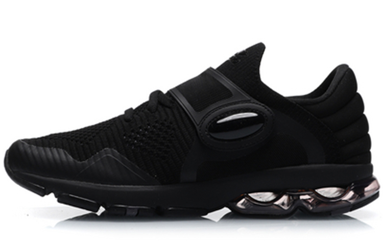 Buy LiNing李寧 一體織透氣減震跑鞋 女款 標準黑