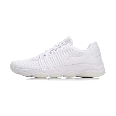 (W) Li-Ning Running Shoes 'White Breathable Shock-Absorbing'