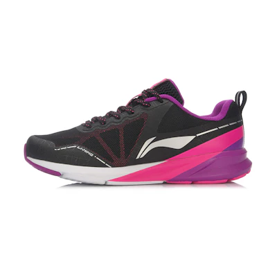 (W) Li-Ning Running Shoes Low 'Black Purple Pink'