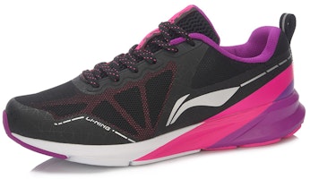 LiNing李寧 減震透氣 低筒 跑步鞋 女款 黑紫粉 Order LiNing李寧 減震透氣 低筒 跑步鞋 女款 黑紫粉