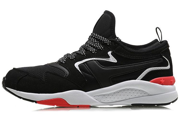 Buy (W) Zapatillas Li-Ning Running Low 'Negro Rojo' AGCM186-1