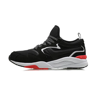 (W) Li-Ning Running Shoes Low 'Black Red'