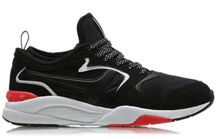 (W) Li-Ning Running Shoes Low 'Black Red' 圖 2
