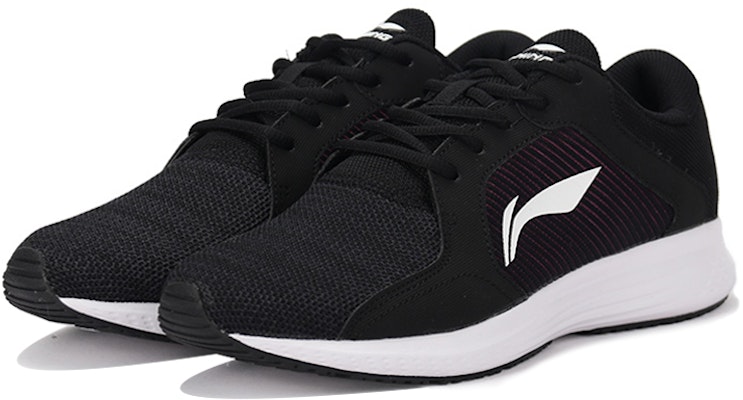 (Women) Li-Ning Running Shoes Low 'Black Red' ARHP278-1 Lookbook (Women) Li-Ning Running Shoes Low 'Black Red' ARHP278-1