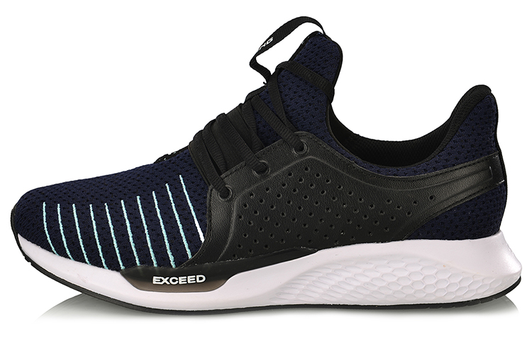 (Women) Li-Ning Running Shoes Low 'Blue Black' AGLN126-5