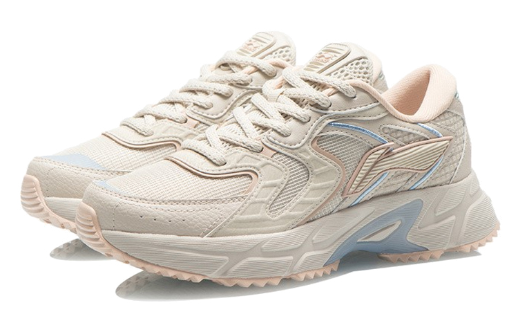 Lookbook (W) 李寧ランニングシューズ ローカット グレーブルー ARLR014-1