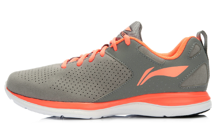 Buy (W) Sepatu Lari Li-Ning Rendah 'Abu-Abu Orange' ARBJ054-7