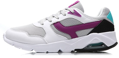 (Women) Li-Ning Running Shoes Low 'Grey White Purple' AGLM116-1 (Women) Li-Ning Running Shoes Low 'Grey White Purple' AGLM116-1