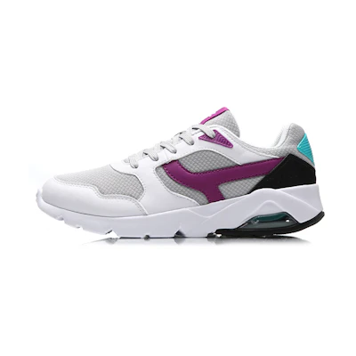 (W) Li-Ning Running Shoes Low 'Grey White Purple'