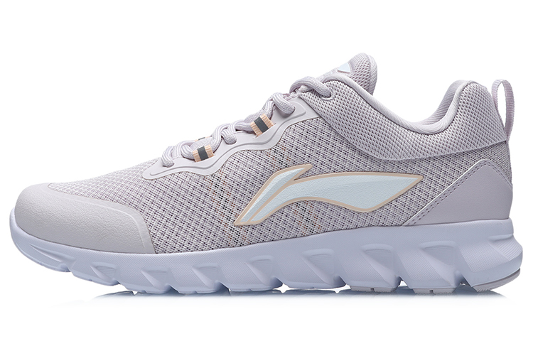 Buy 李寧減震透氣低幫跑步鞋 女款淺灰紫