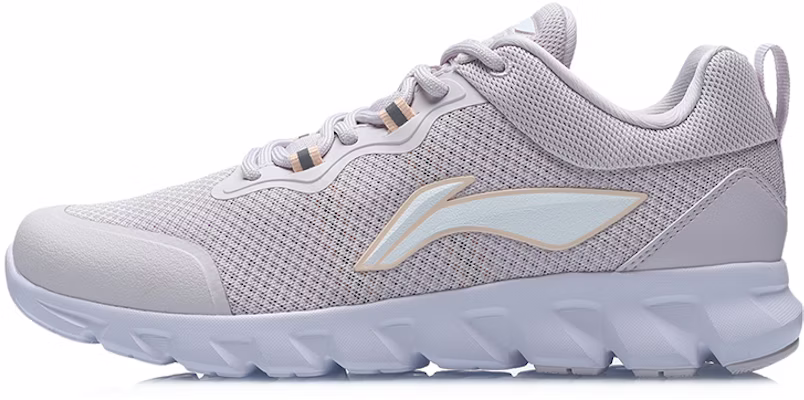 李寧減震透氣低幫跑步鞋 女款淺灰紫 Buy 李寧減震透氣低幫跑步鞋 女款淺灰紫