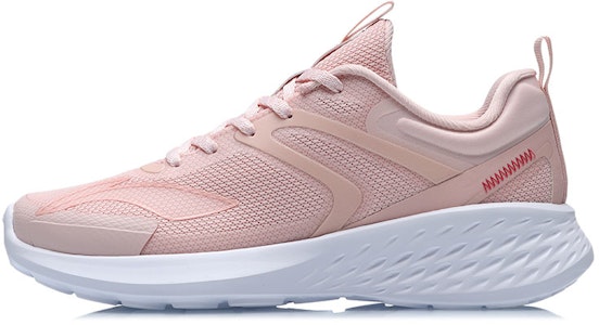 李宁 轻便减震 低帮 跑步鞋 女款 桃橘粉 Buy 李宁 轻便减震 低帮 跑步鞋 女款 桃橘粉