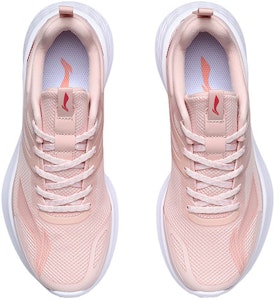 李宁 轻便减震 低帮 跑步鞋 女款 桃橘粉 Shop 李宁 轻便减震 低帮 跑步鞋 女款 桃橘粉